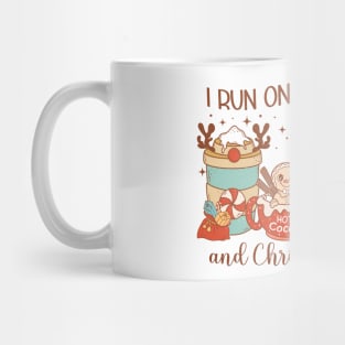 I RUN ON COFFEE AND CHRISTMAS CHEER Mug